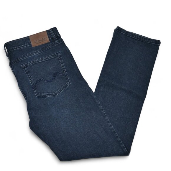 Urban Star Men's Size 36x34 Jeans Dark Indigo Stretch Denim Slimming - Picture 8 of 8